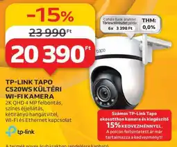 Auchan TP-LINK TAPO C520WS KÜLTÉRI WI-FI KAMERA ajánlat