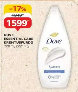 Auchan DOVE ESSENTIAL CARE KRÉMTUSFÜRDŐ ajánlat