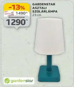 Auchan GARDENSTAR ASZTALI SZOLÁRLÁMPA ajánlat