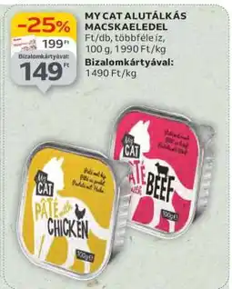 Auchan MY CAT ALUTÁLKÁS MACSKAELEDEL ajánlat