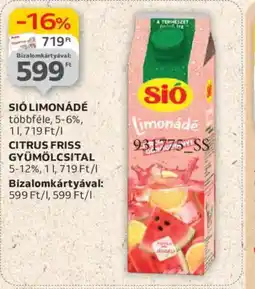 Auchan Sió Limonádé ajánlat