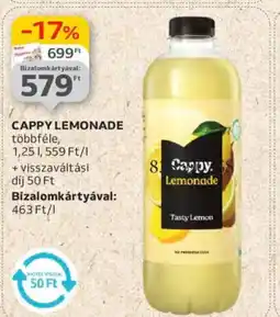Auchan Cappy Lemonade ajánlat
