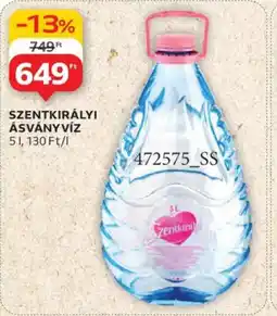 Auchan Szentkirályi ásványvíz ajánlat