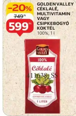 Auchan Golden valley céklalé, multivitamin ajánlat