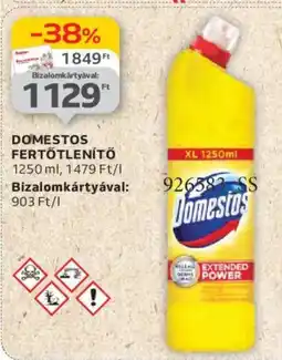 Auchan Domestos fertőtlenítő ajánlat