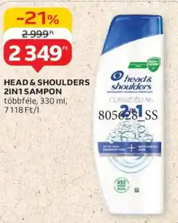 Auchan Head&Shoulders 2in1 sampon ajánlat