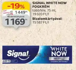 Auchan Signal White Now fogkrém ajánlat