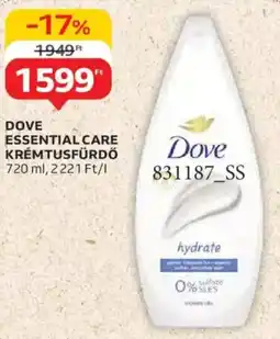 Auchan Dove Essential Care krémtusfürdő ajánlat