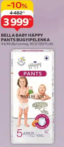 Auchan Bella Baby Happy Pants bugyipelenka ajánlat