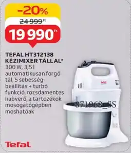 Auchan Tefal HT312138 kézimixer tállal ajánlat