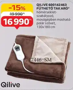 Auchan Qilive 600142463 fűthető takaró ajánlat