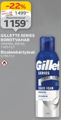 Auchan Gillette series borotvahab ajánlat
