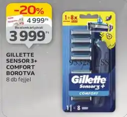 Auchan Gillette Sensor 3+ comfort borotva ajánlat