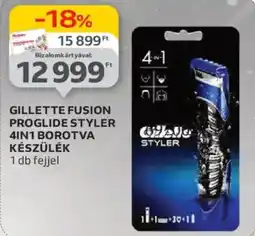 Auchan Gillette Fusion ProGlide Styler 4in1 borotva készülék ajánlat