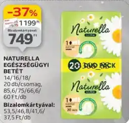 Auchan Naturella egészségügyi betét ajánlat