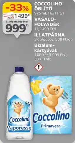 Auchan Coccolino öblítő ajánlat