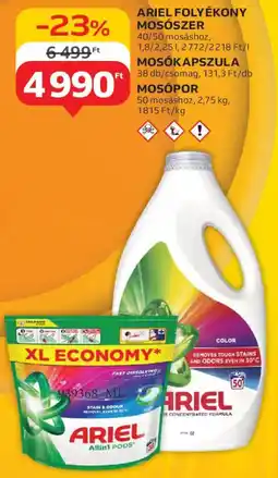 Auchan Ariel folyékony mosószer ajánlat