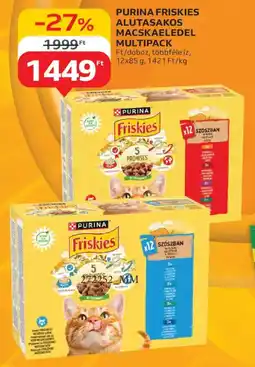 Auchan Purina Friskies Alutasakos macskaeledel multipack ajánlat
