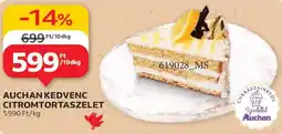 Auchan Auchan Kedvenc Citromtortaszelet ajánlat