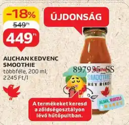 Auchan Auchan Kedvenc Smoothie ajánlat
