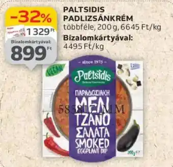 Auchan Paltsidis padlizsánkrém ajánlat
