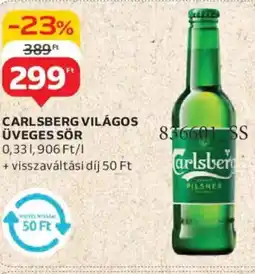 Auchan Carlsberg Világos üveges sör ajánlat