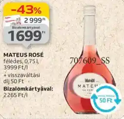 Auchan Mateus rosé ajánlat