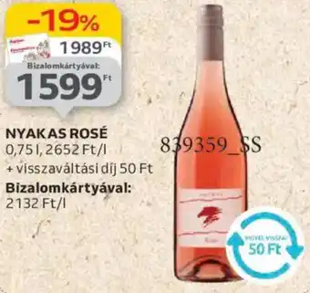 Auchan Nyakas Rosé ajánlat