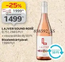 Auchan Lajver Sound Rosé ajánlat