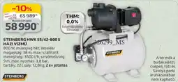 Auchan Steinberg HWK 55/42-800 S házi vízmű ajánlat