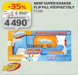 Auchan Nerf Super Soaker flip fill vízipisztoly ajánlat