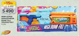 Auchan Nerf Super Soaker mega dunk-fill vízipisztoly ajánlat
