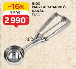 Auchan Inox Fagylaltadagoló kanál ajánlat