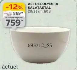 Auchan Actuel Olympia salátástál ajánlat