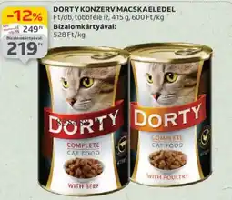 Auchan Dorty konzerv macskaeledel ajánlat