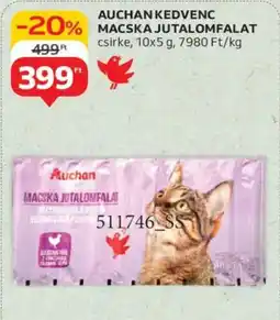 Auchan Auchan Kedvenc macska jutalomfalat ajánlat