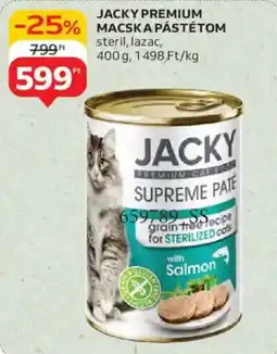 Auchan Jacky Premium macska pástétom ajánlat