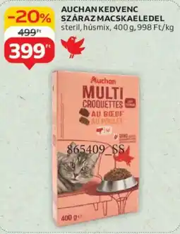 Auchan Auchan Kedvenc Száraz macskaeledel ajánlat