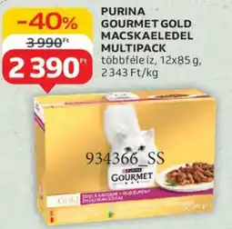 Auchan Purina Gourmet Gold macskaeledel multipack ajánlat
