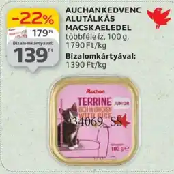 Auchan Auchan Kedvenc alutálkás macskaeledel ajánlat