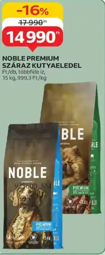 Auchan Noble Premium Száraz Kutyaeledel ajánlat