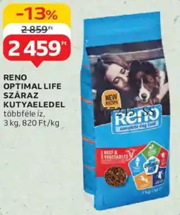 Auchan Reno Optimal Life kutyaeledel ajánlat