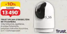 Auchan Trust IPCAM-2700 beltéri wi-fi kamera ajánlat