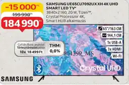 Auchan Samsung UE65CU7092UXXH 4K UHD ajánlat