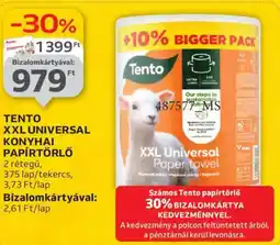 Auchan Tento XXL universal konyhai papírtörlő ajánlat