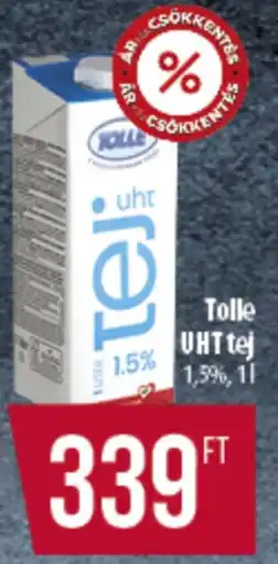 Coop Tolle UHT tej 1,5% ajánlat