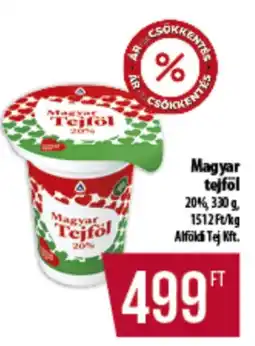 Coop Magyar tejföl 20% ajánlat