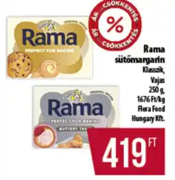 Coop Rama sütőmargarin ajánlat