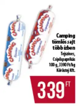 Coop Camping tömlős sajt több ízben ajánlat