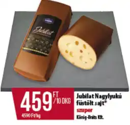 Coop Jubilat Nagylyukú füstölt sajt ajánlat